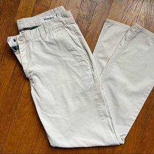 Bonobos Mens Slim Washed Chinos 34/32 Stone White